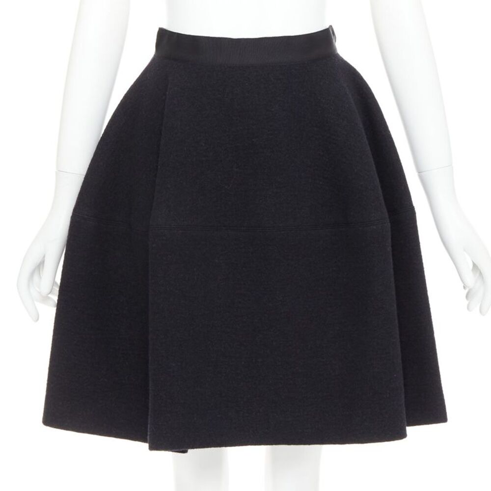 Lanvin Wool Blend Bell Shaped Skirt